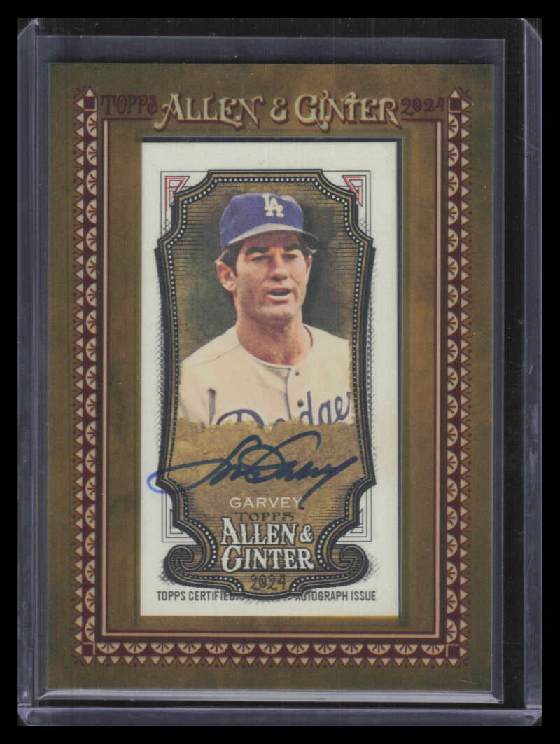 2024 Topps Allen and Ginter Framed Mini Autographs MASG Steve Garvey Auto 150272