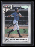 2001 Team Best Autographs Silver Foil 3 Josh Hamilton Auto 34/250