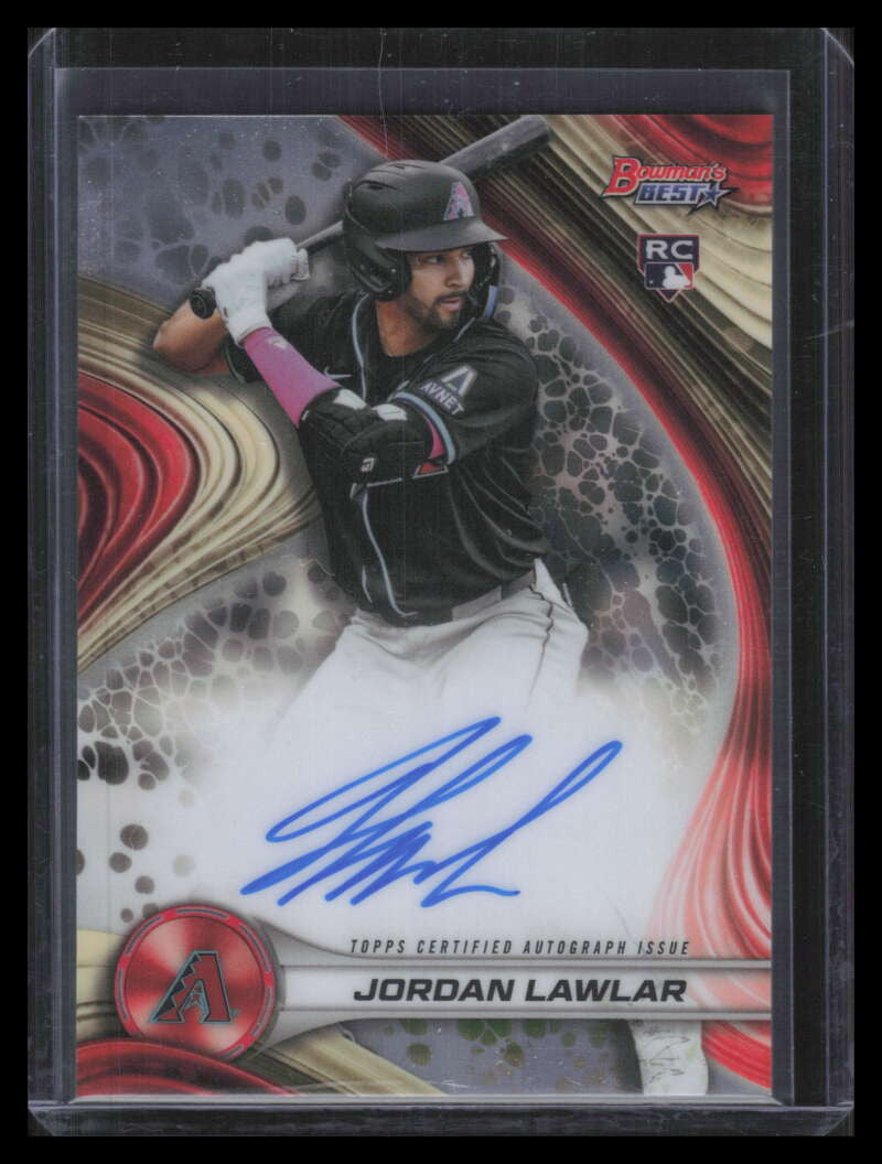 2024 Bowman's Best Best of '24 Autographs b24jl Jordan Lawlar Rookie Auto