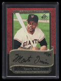 2003 SP Legendary Cuts Hall Marks Autographs mi1 Monte Irvin Auto 19/85