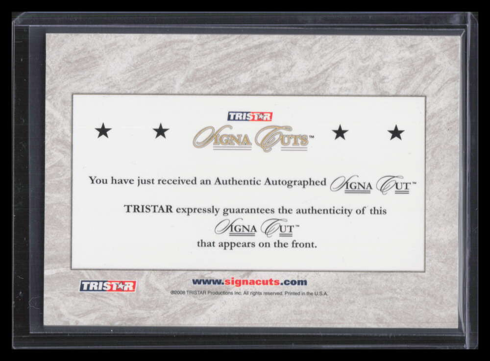2008 TRISTAR Signa Cuts Autograph Hidden Treasures Red Orel Heshiser Auto 53/139