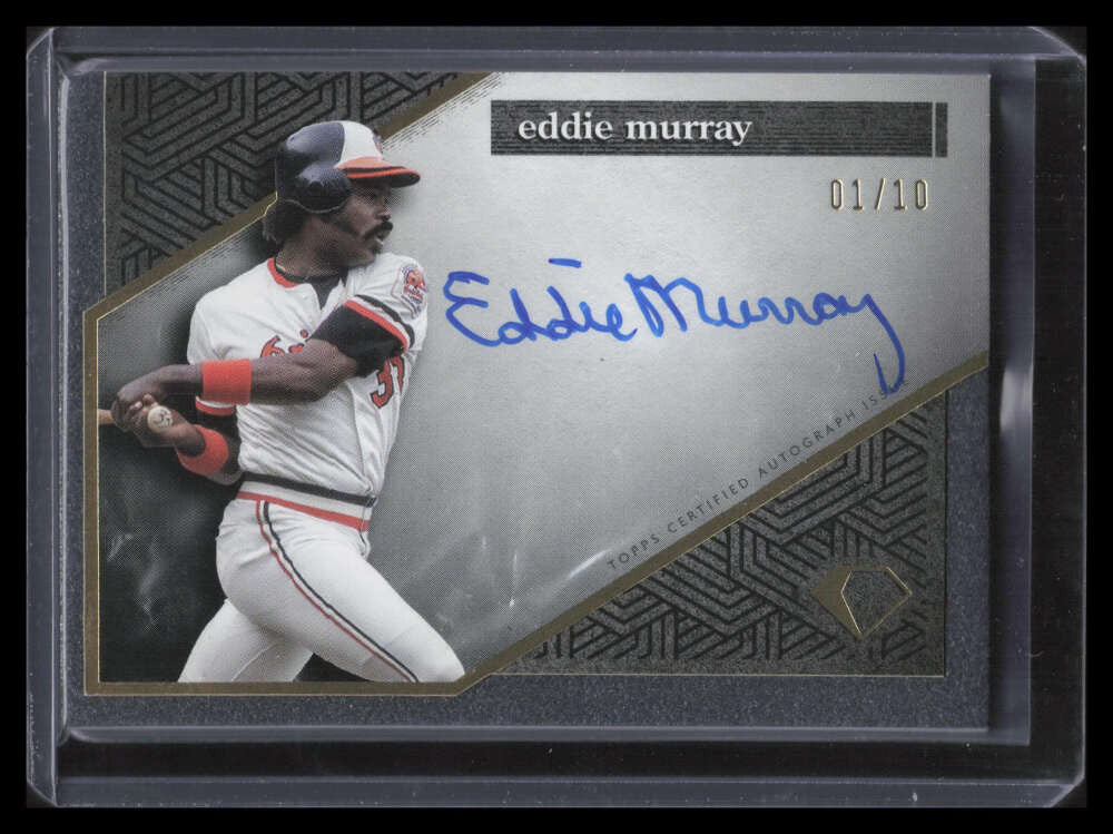 2024 Topps Diamond Icons Autographs Black ACEMU Eddie Murray Auto 1/10