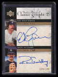 2004 UD Yankees Classics Scripts Dual FG Ed Figueroa Ron Guidry Dual Auto 39/100
