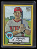 2007 Topps '52 Chrome Gold Refractor 8 Kory Casto Rookie 3/52