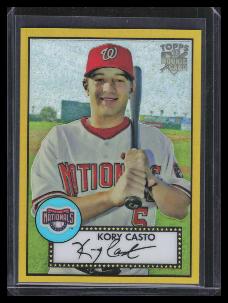 2007 Topps '52 Chrome Gold Refractor 8 Kory Casto Rookie 12/52
