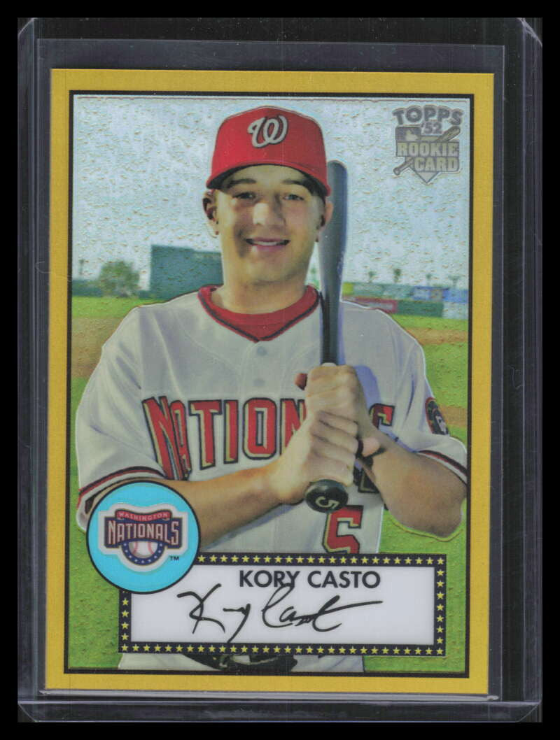 2007 Topps '52 Chrome Gold Refractor 8 Kory Casto Rookie 18/52