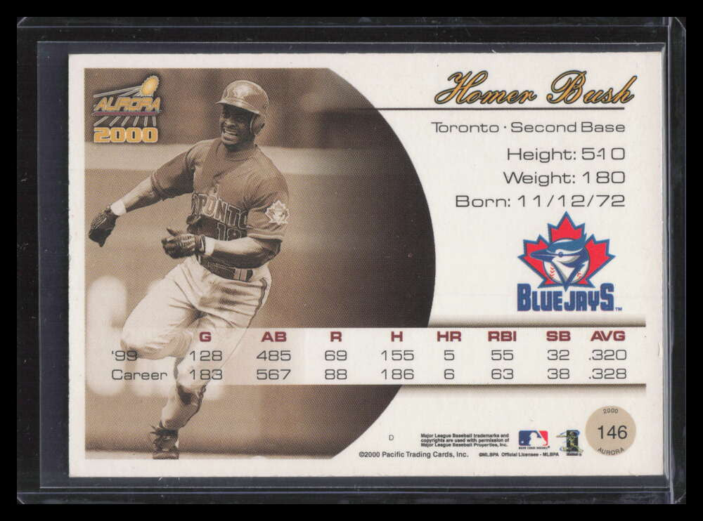 2000 Aurora Premiere Date 146 Homer Bush 39/52