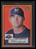 2006 Topps '52 Chrome Gold Refractor 88 Chris Barnwell Rookie 10/52