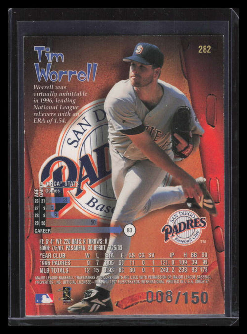 1997 Circa Rave 282 Tim Worrell 8/150