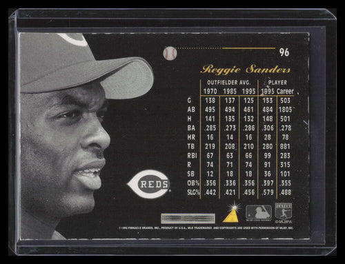 1996 Pinnacle Aficionado First Pitch Preview 96 Reggie Sanders