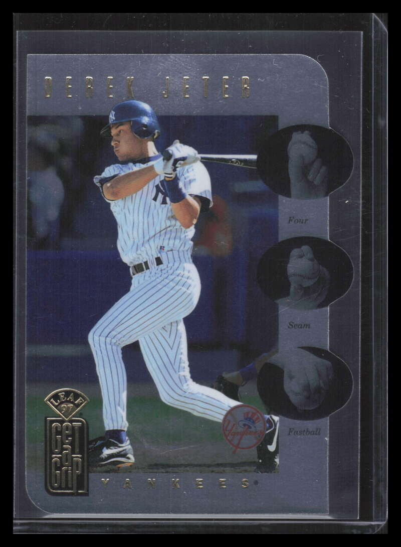 1997 Leaf Get-A-Grip 14 Al Leiter Derek Jeter 3108/3500