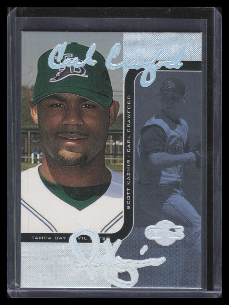 2006 Topps Co-Signers Changing Faces HyperSilver Blue 81b Kazmir Crawford 9/10