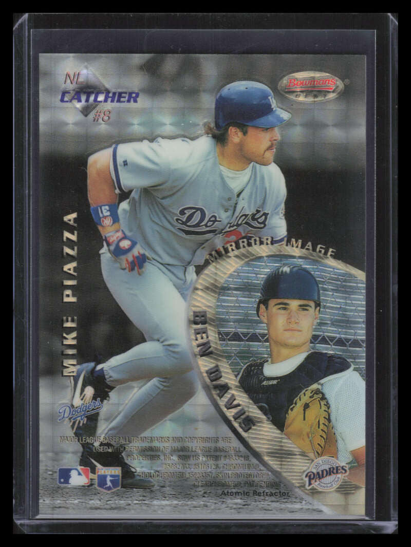 SOLD 162127 1996 Bowman's Best Mirror Image Atomic Refractor Davis Valentin Rodriguez Piazza