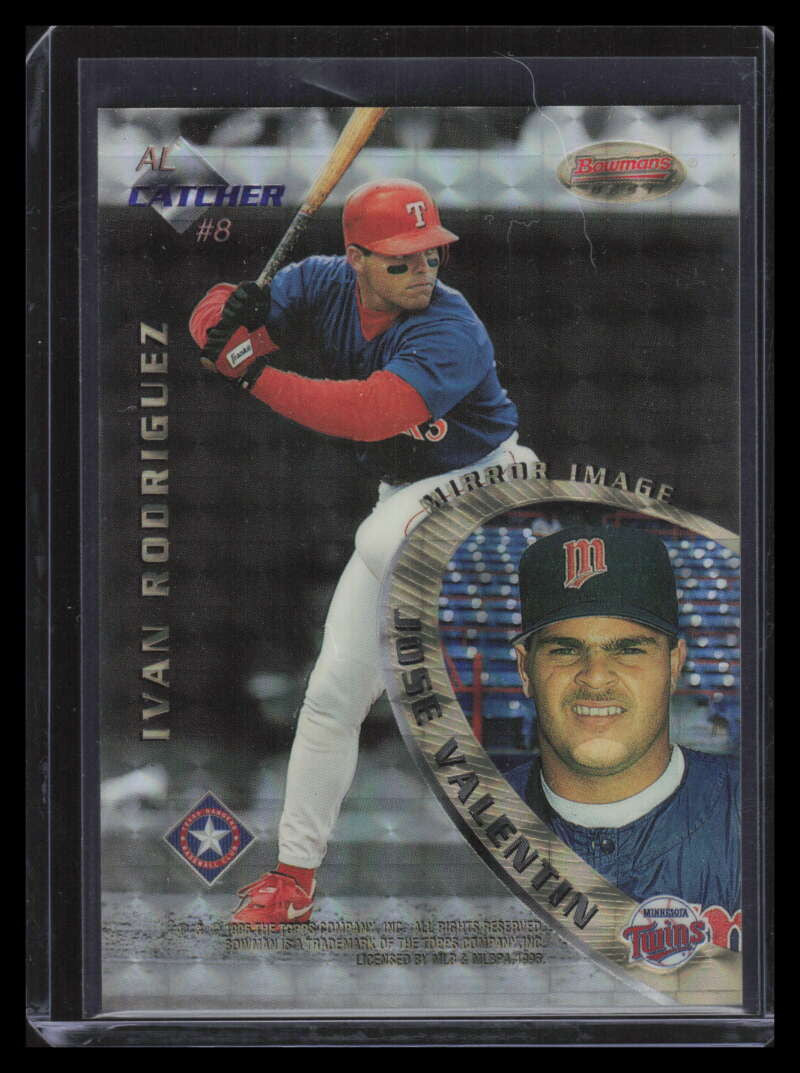 SOLD 162127 1996 Bowman's Best Mirror Image Atomic Refractor Davis Valentin Rodriguez Piazza