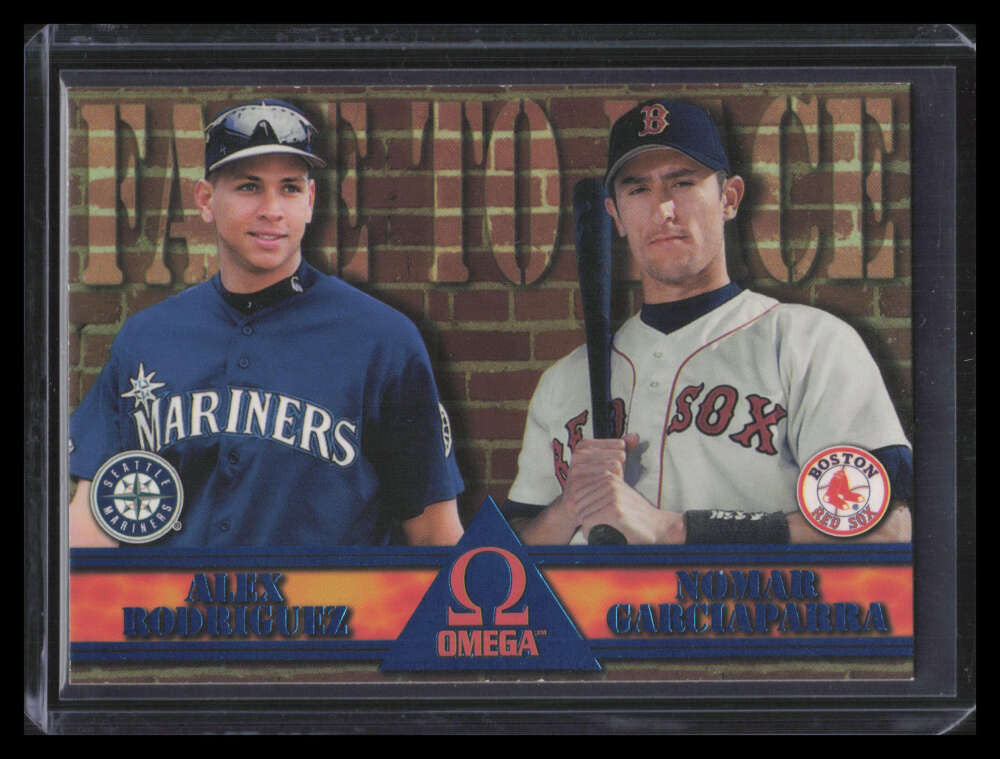 1998 Pacific Omega Face To Face 1 Nomar Garciaparra Alex Rodriguez F05703