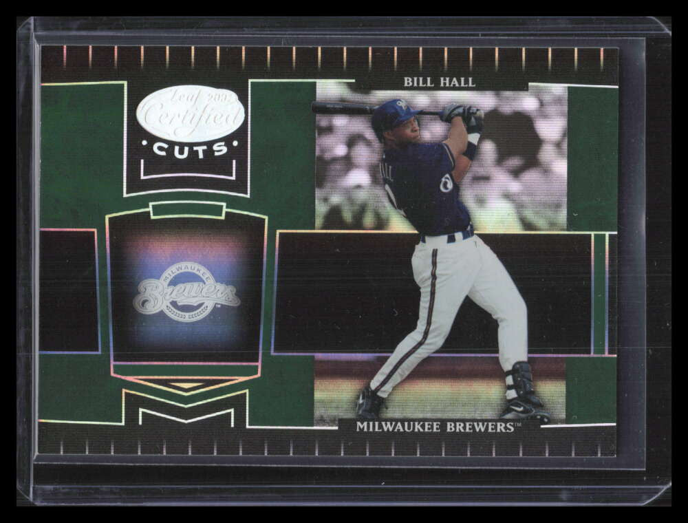 2004 Leaf Certified Cuts Marble Emerald 198 Bill Hall 3/5