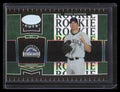 2004 Leaf Certified Cuts Marble Emerald 278 Justin Hampson ROO Rookie 2/5
