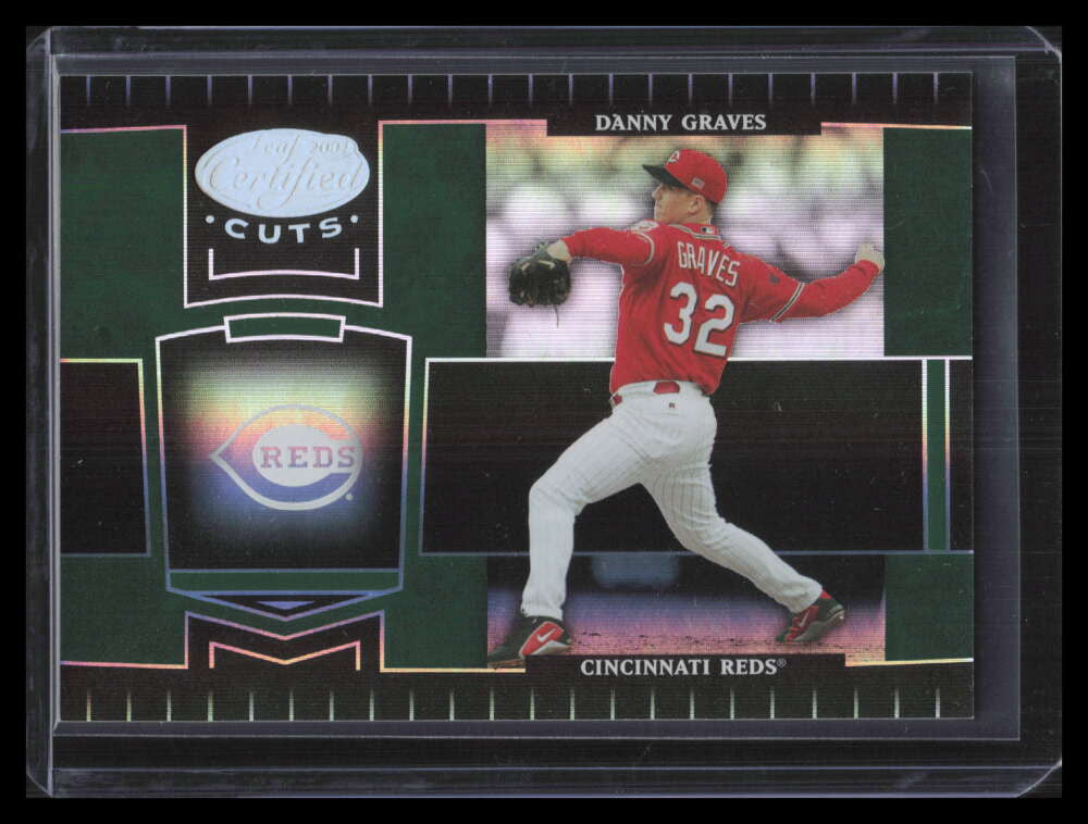 2004 Leaf Certified Cuts Marble Emerald 62 Danny Graves 5/5