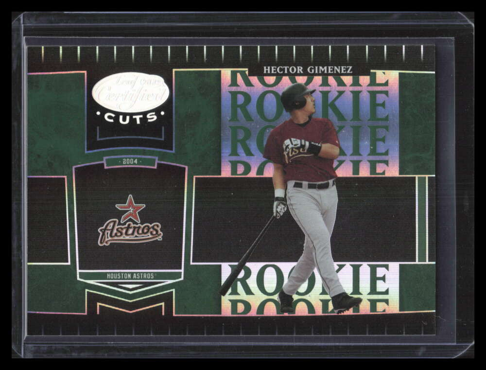 2004 Leaf Certified Cuts Marble Emerald 269 Hector Gimenez ROO Rookie 4/5