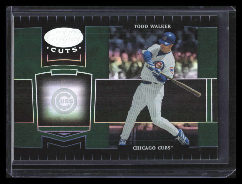 2004 Leaf Certified Cuts Marble Emerald 48 Todd Walker 4/5