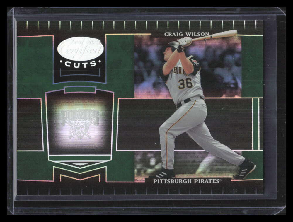 2004 Leaf Certified Cuts Marble Emerald 154 Craig Wilson 3/5