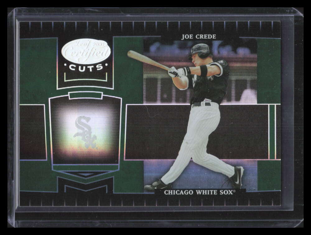 2004 Leaf Certified Cuts Marble Emerald 56 Joe Crede 4/5