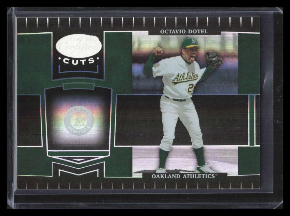 2004 Leaf Certified Cuts Marble Emerald 91 Octavio Dotel 3/5