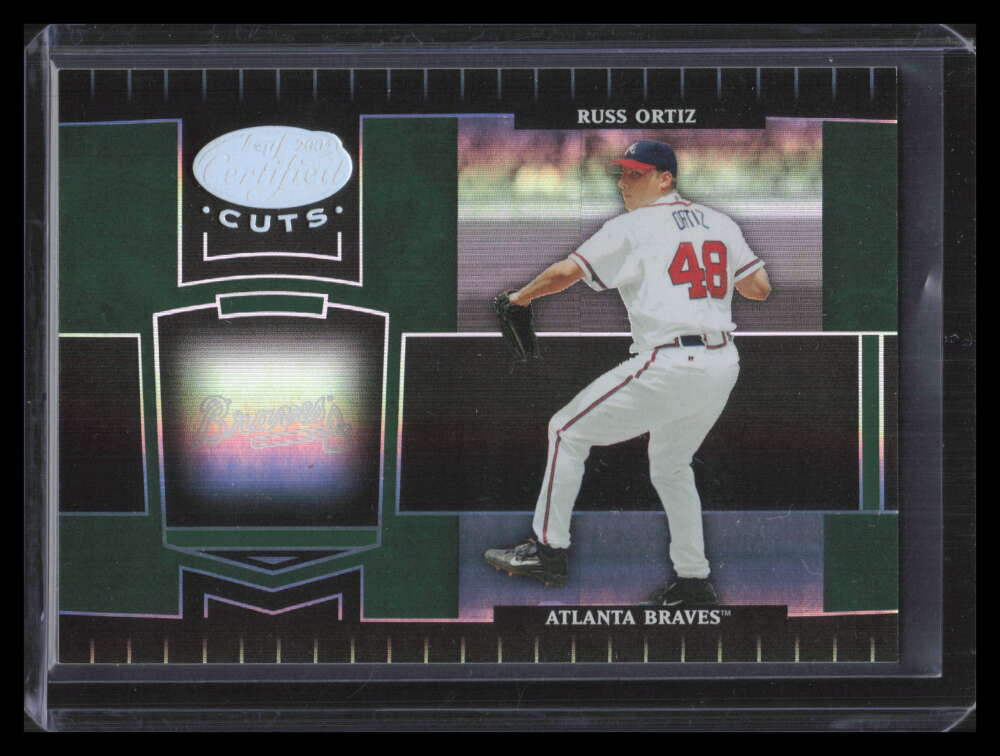 2004 Leaf Certified Cuts Marble Emerald 19 Russ Ortiz 4/5