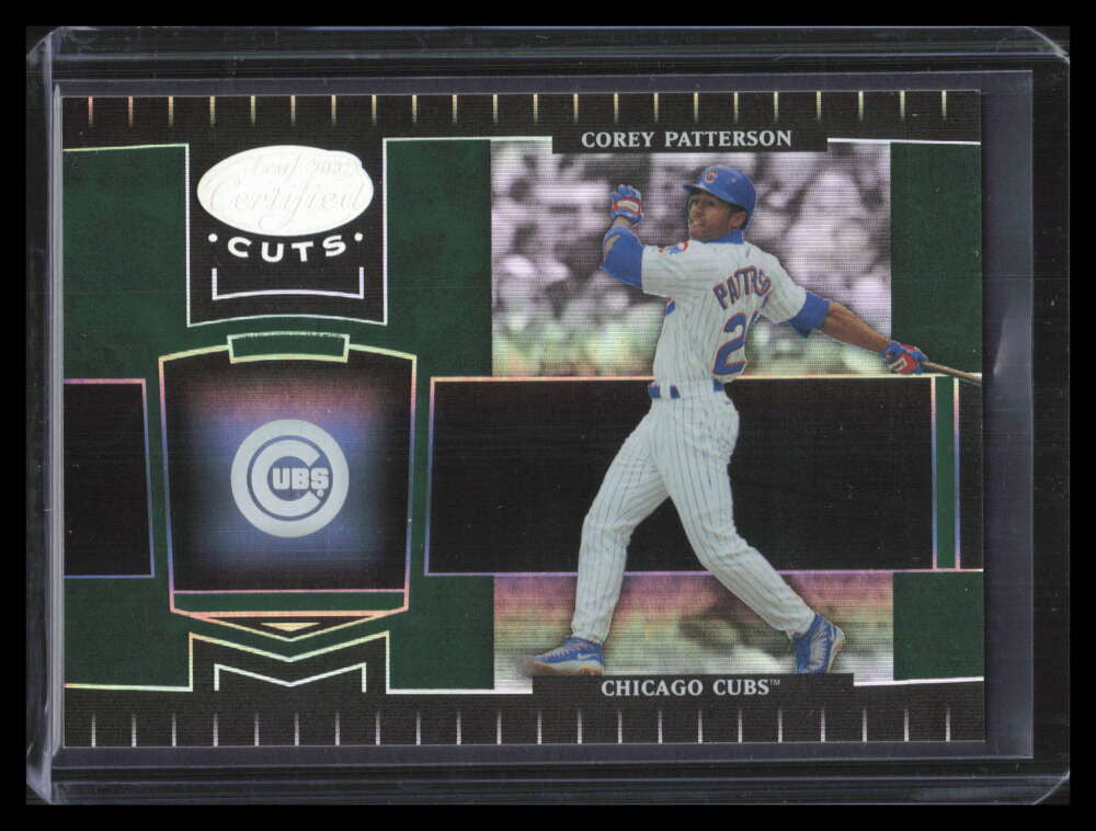 2004 Leaf Certified Cuts Marble Emerald 50 Corey Patterson 2/5