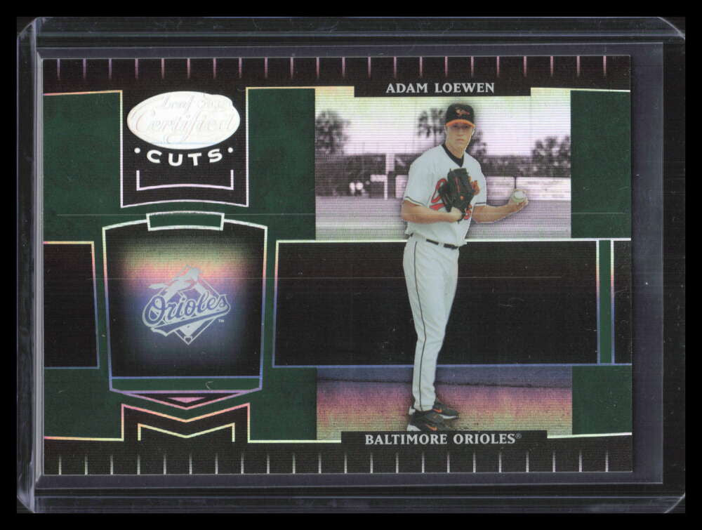 2004 Leaf Certified Cuts Marble Emerald 24 Adam Loewen 1/5