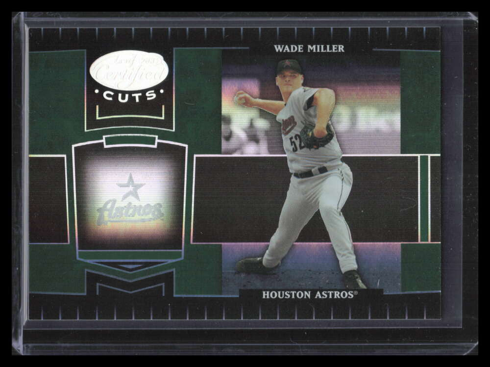 2004 Leaf Certified Cuts Marble Emerald 92 Wade Miller 1/5