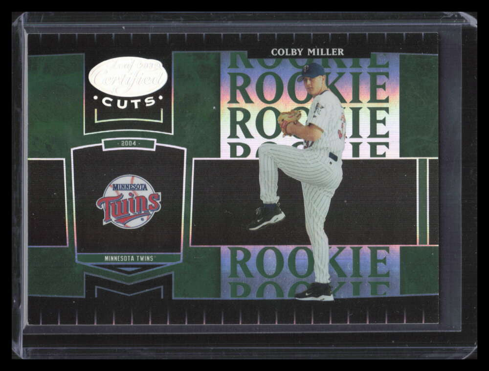 2004 Leaf Certified Cuts Marble Emerald 259 Colby Miller ROO Rookie 2/5