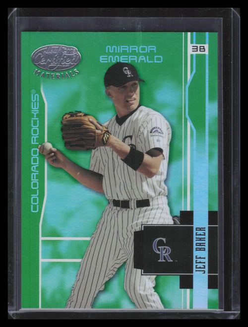 2003 Leaf Certified Materials Mirror Emerald 61 Jeff Baker 4/5