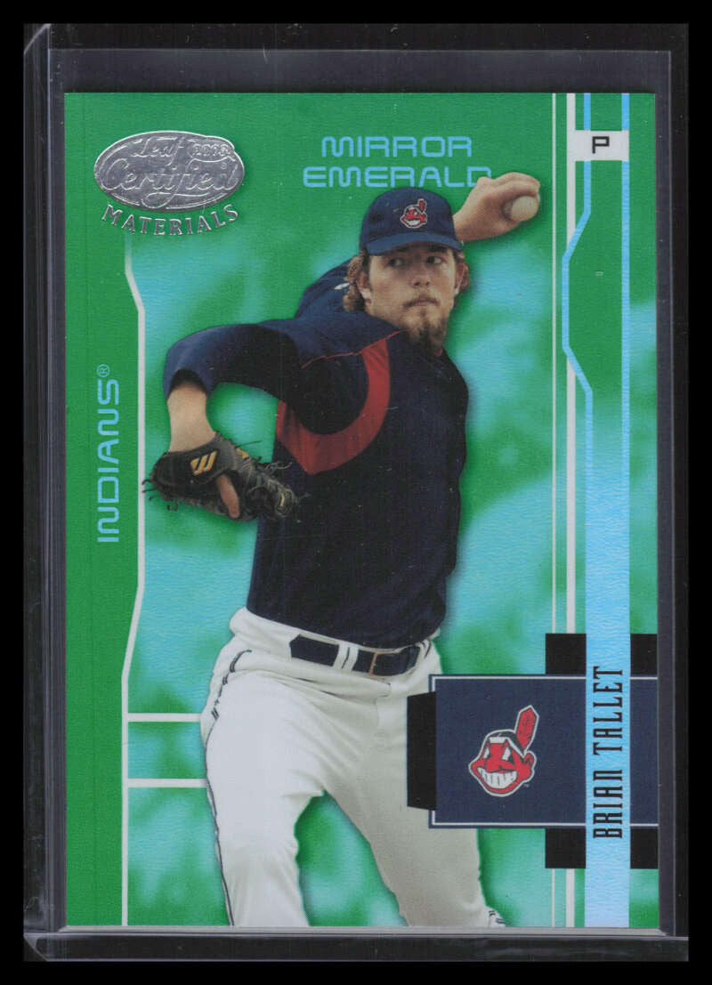 2003 Leaf Certified Materials Mirror Emerald 52 Brian Tallet 3/5