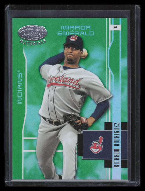 2003 Leaf Certified Materials Mirror Emerald 56 Ricardo Rodriguez 4/5
