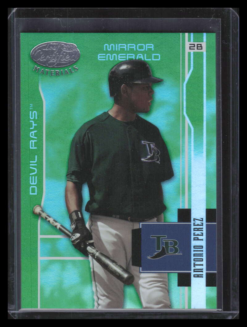 2003 Leaf Certified Materials Mirror Emerald 179 Antonio Perez 3/5