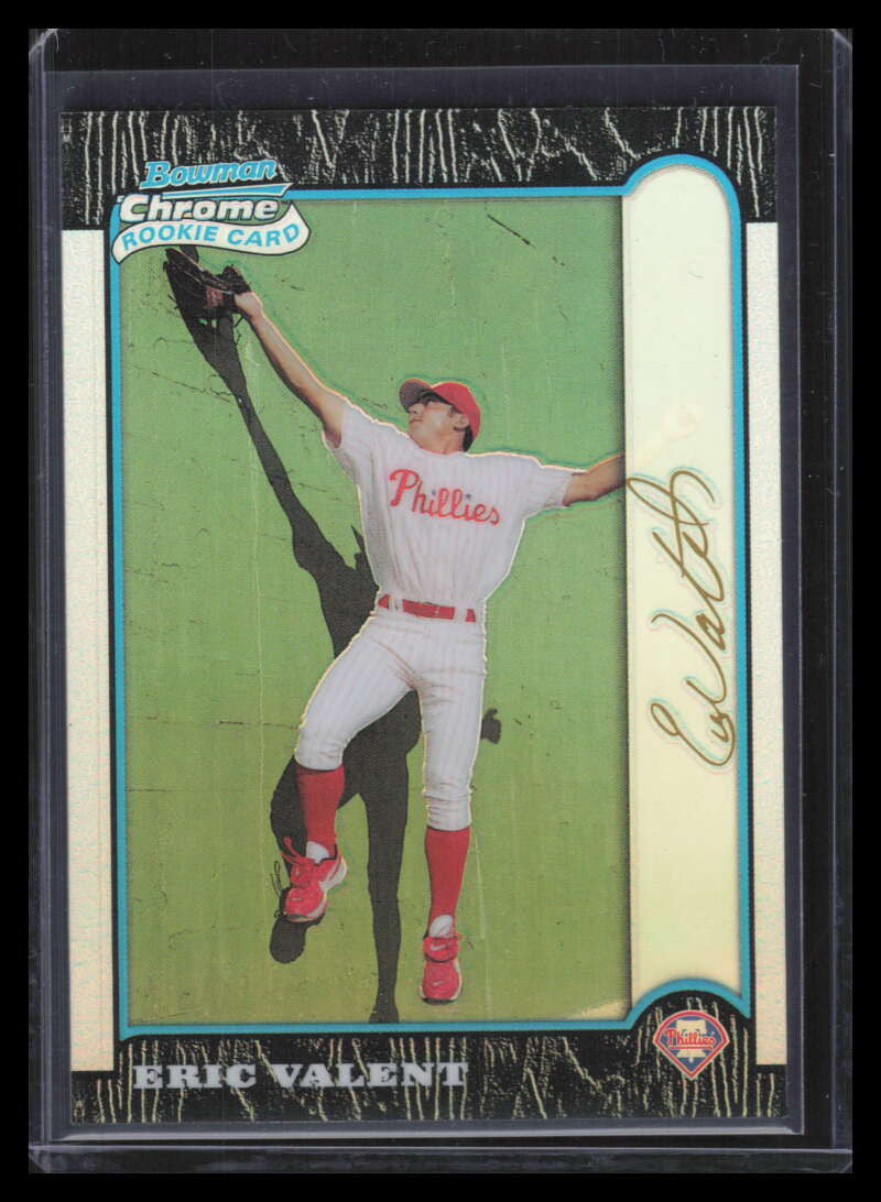 1999 Bowman Chrome Gold Refractor 113 Eric Valent Rookie 11/25