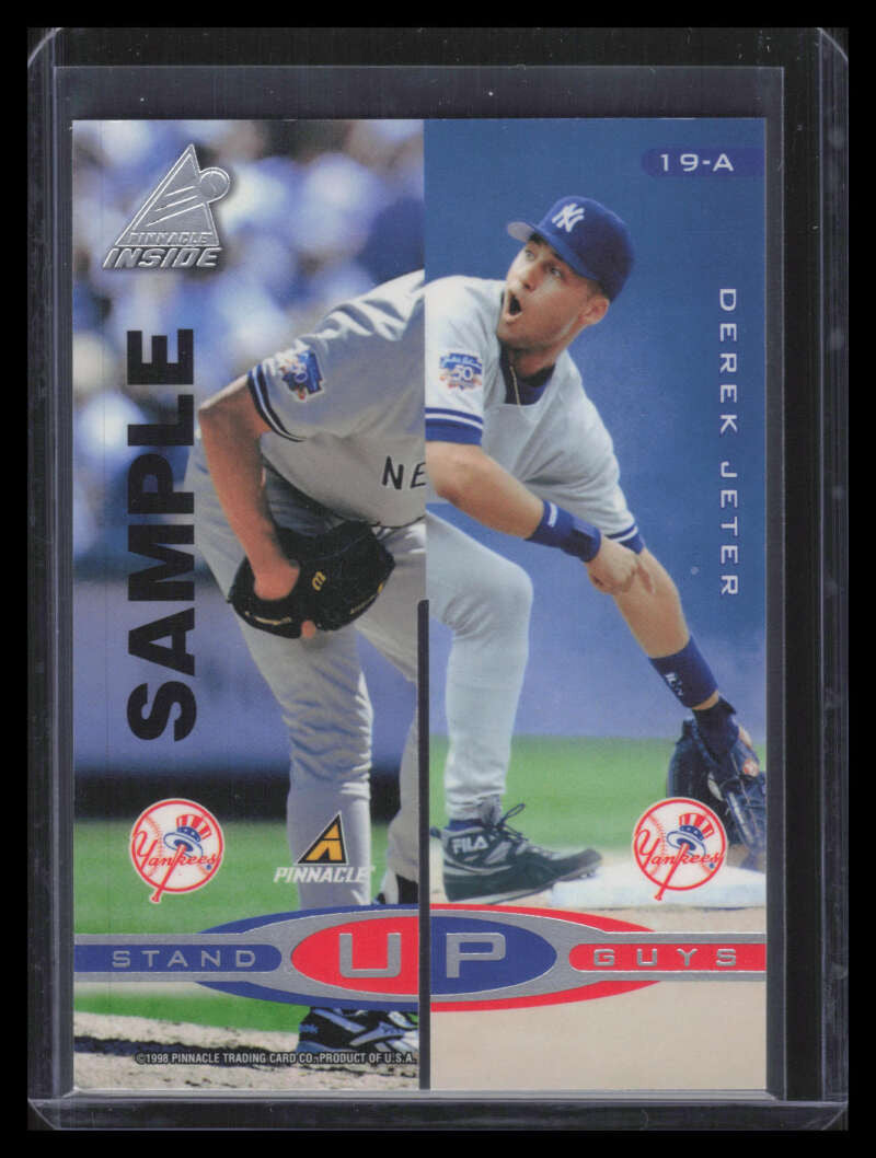 1998 Pinnacle Inside Stand-Up Guys Samples 19ab Martinez Williams Pettitte Jeter