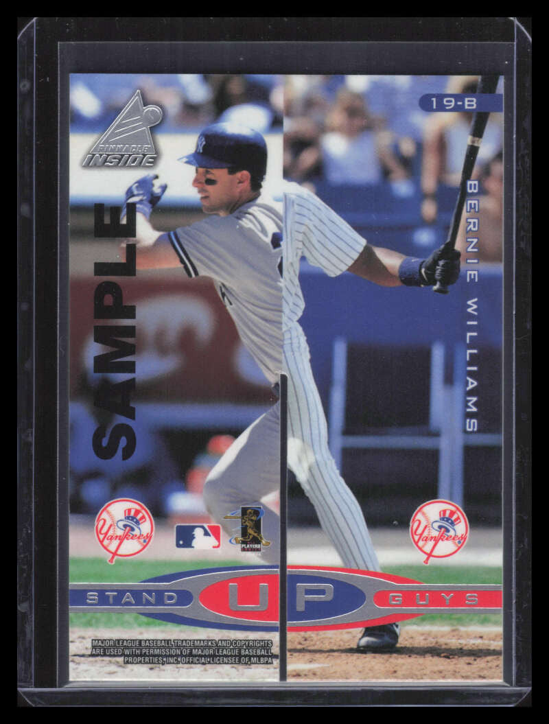1998 Pinnacle Inside Stand-Up Guys Samples 19ab Martinez Williams Pettitte Jeter