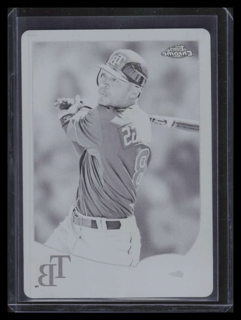 2013 Topps Chrome Printing Plate Black 203 Desmond Jennings 1/1