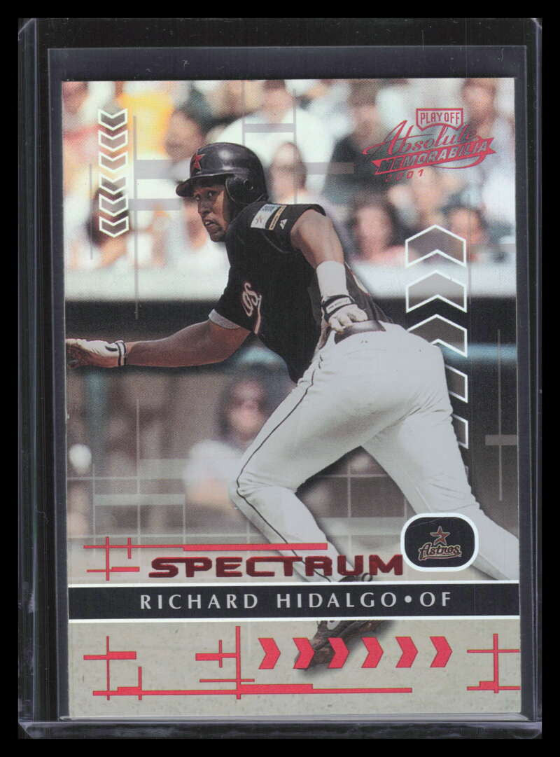 2001 Absolute Memorabilia Spectrum 101 Richard Hidalgo 7/10