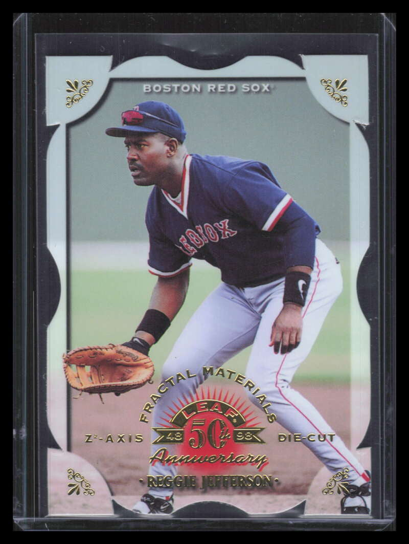 1998 Leaf Fractal Materials z2 Axis 7 Reggie Jefferson P 17/20