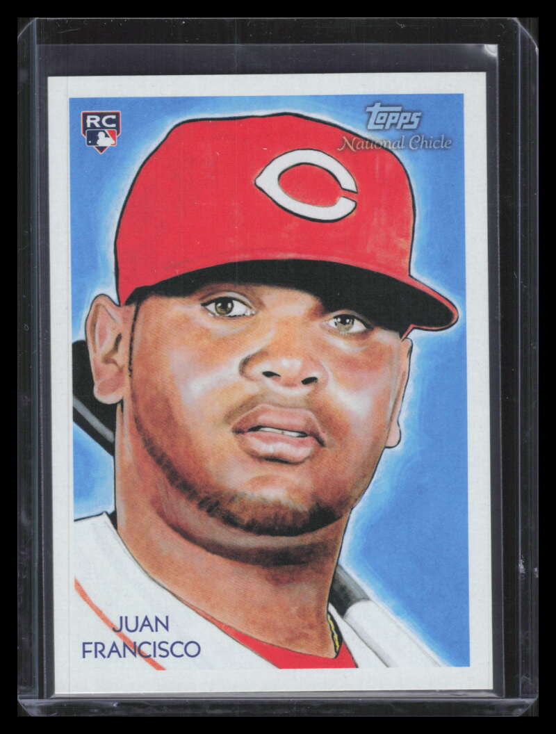 DELETE 162275 2010 Topps National Chicle Umbrella Red Back 273 Juan Francisco Rookie 1/1