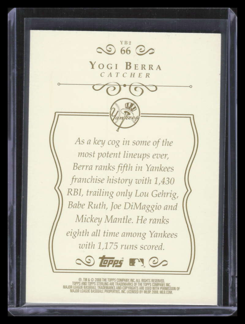 2008 Topps Sterling 66 Yogi Berra 71/250