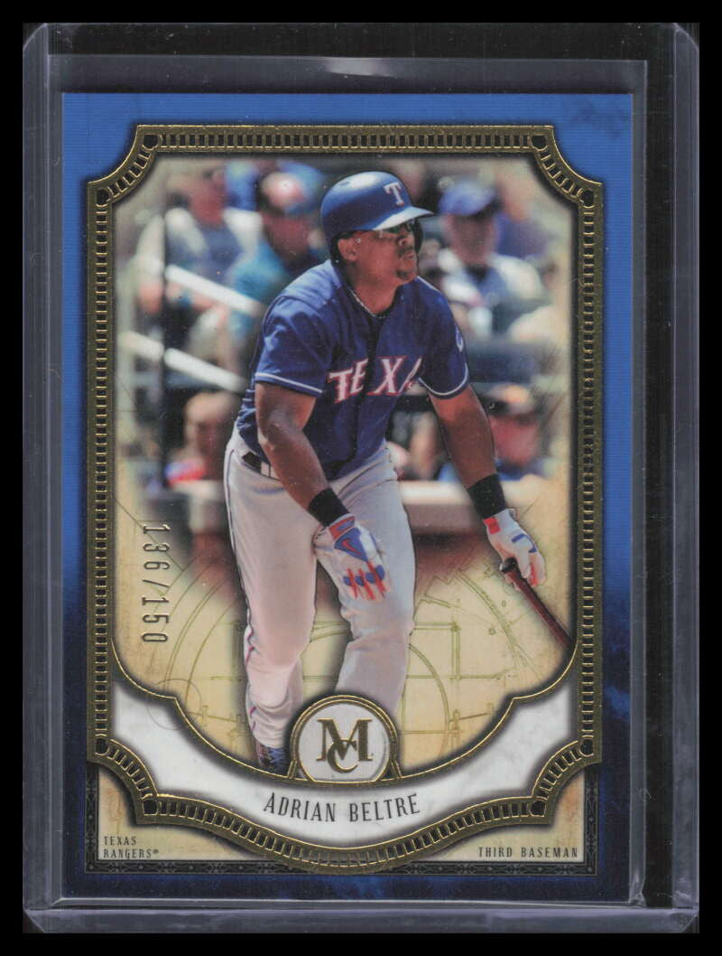 2018 Topps Museum Collection Sapphire 38 Adrian Beltre 136/150
