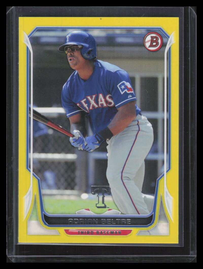 2014 Bowman Yellow 31 Adrian Beltre 37/99