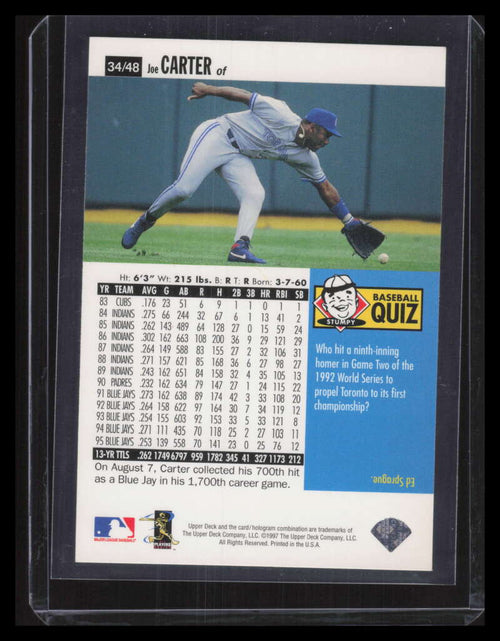 1996 Upper Deck Folz Minis 34 Joe Carter