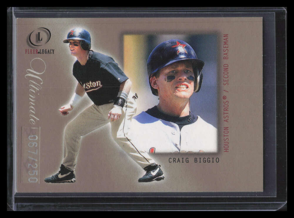 2001 Fleer Legacy Ultimate 15 Craig Biggio 67/250