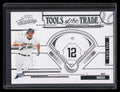 2005 Absolute Memorabilia Tools of the Trade Black tt195 Wade Boggs Rays 93/100