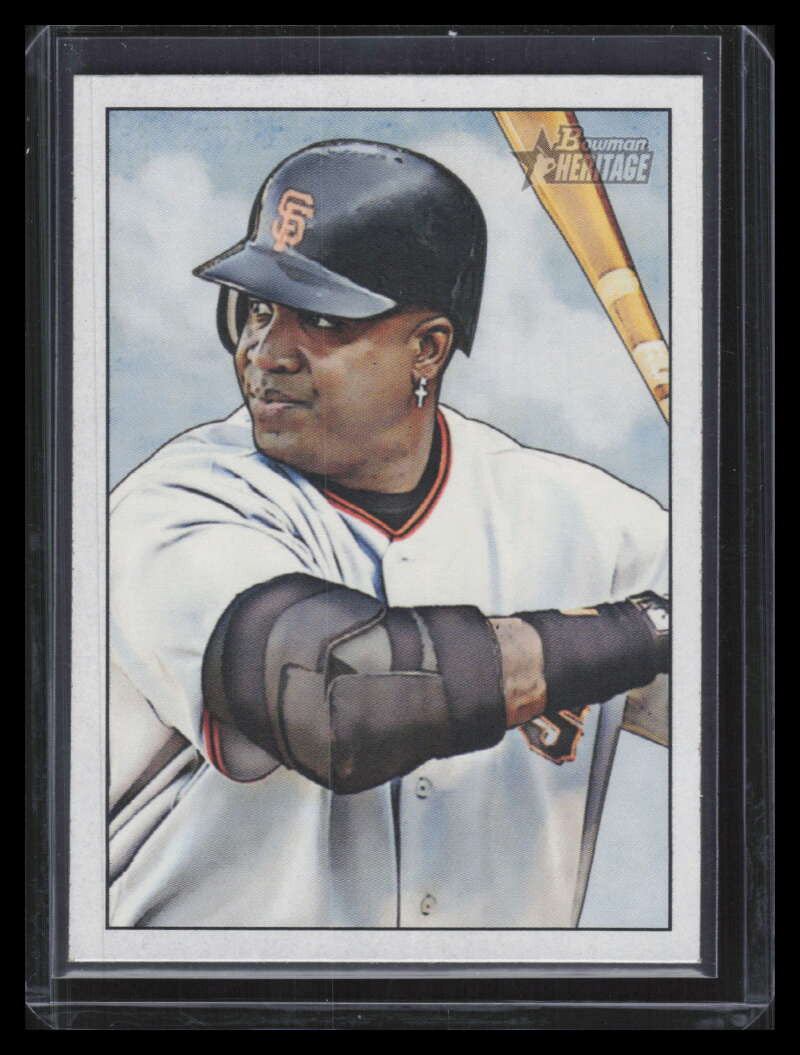 2007 Bowman Heritage 200b Barry Bonds No Signature SP